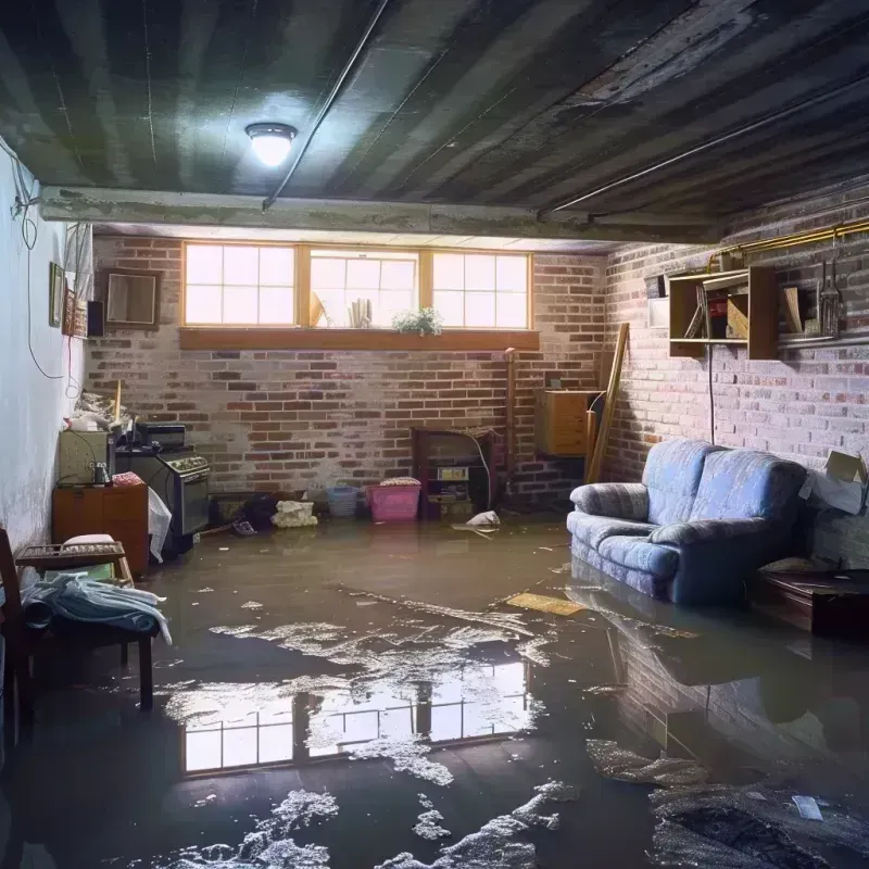 Flooded Basement Cleanup in Lakes, AK